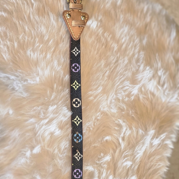 Louis Vuitton Marukami Black Monogram Leather Bracelet - Picture 1 of 9